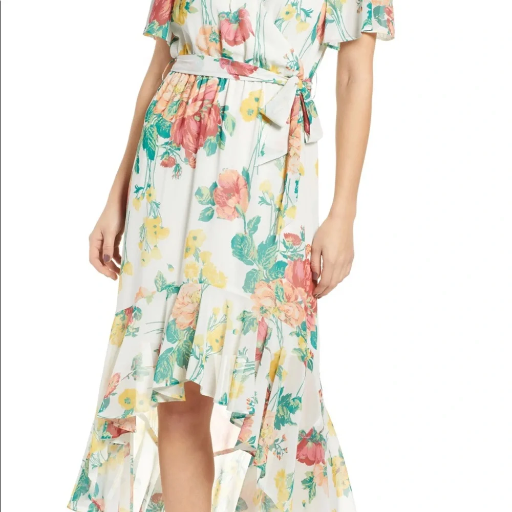 Leith flutter sleeve high low dress - Picture 12 of 15